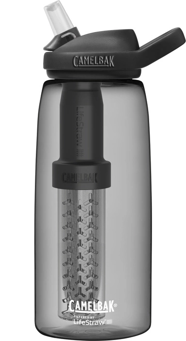 Camelbak Eddy+ Lifestraw 1.0l Charcoal Flasche 3 Camelbak Eddy+ Lifestraw 1.0l Charcoal Flasche