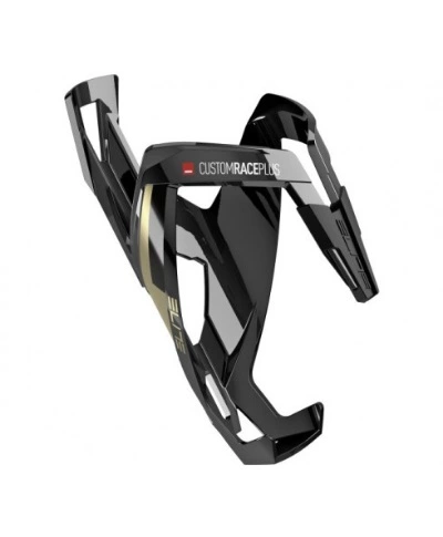 Elite Custom Race Plus Schwarz Glanz/gold Flaschenhalter 3 Elite Custom Race Plus Schwarz Glanz/gold Flaschenhalter
