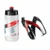 Elite Kit CEO Trinkflasche 350ml/Flaschenhalter Black/red -Lupine Verkäufe elite kit ceo clear red graphic