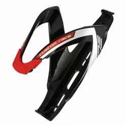 Elite Custom Race Schwarz Glanz/rot Flaschenhalter
