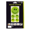 FASI Reflex-Sticker Smileys Gelb -Lupine Verkäufe fasi reflex sticker smileys gelb