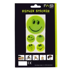 FASI Reflex-Sticker Smileys Gelb