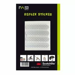 FASI Reflex-Sticker Streifen Mit 3M Scotchlite Folie Weiss