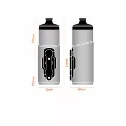 Fidlock Bottle Twist Bike Base Transparent Black 600ml -Lupine Verkäufe fidlock twist bottle600 bike base black 1