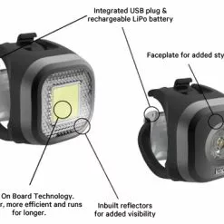 Knog Blinder Mini Dot Black Frontlicht -Lupine Verkäufe knog blinder mini dot 2 10425 3 10426 3 10427 3 10428 3 10429 3