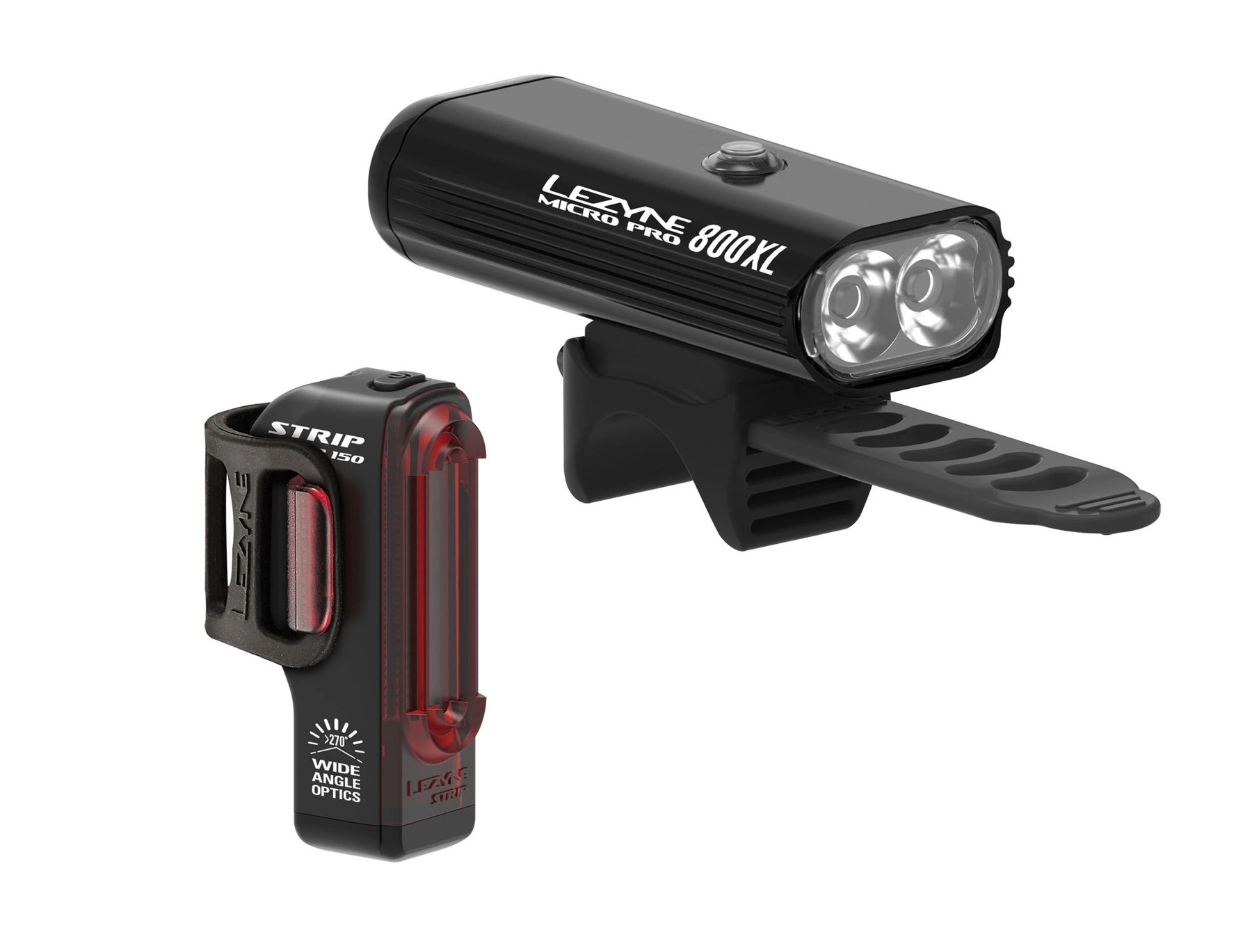 Lezyne Micro Drive Pro 800XL / Strip Drive 150 Lichtset 3 Lezyne Micro Drive Pro 800XL / Strip Drive 150 Lichtset