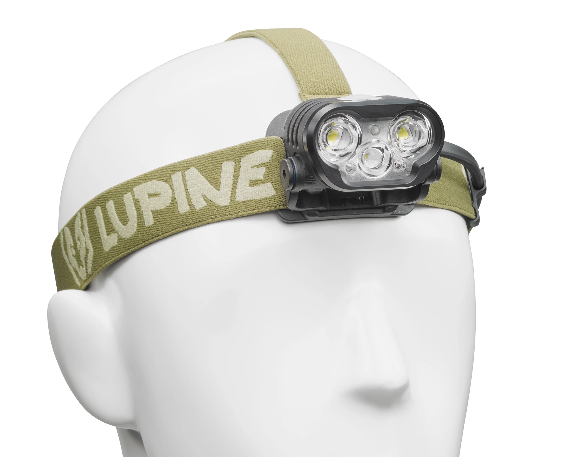 Lupine Stirnband FrontClick Neo/Piko/Blika Oliv 3 Lupine Stirnband FrontClick Neo/Piko/Blika Oliv
