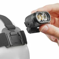 Lupine Stirnband FrontClick Neo/Piko/Blika Schwarz -Lupine Verkäufe lupine frontclick piko