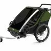 Thule Chariot CAB 2 Cypress Green-black Kinderanhänger -Lupine Verkäufe thule chariot cab 2 xypress green black kinderanhaenger