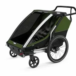 Thule Chariot CAB 2 Cypress Green-black Kinderanhänger -Lupine Verkäufe thule chariot cab 2 xypress green black kinderanhaenger 2